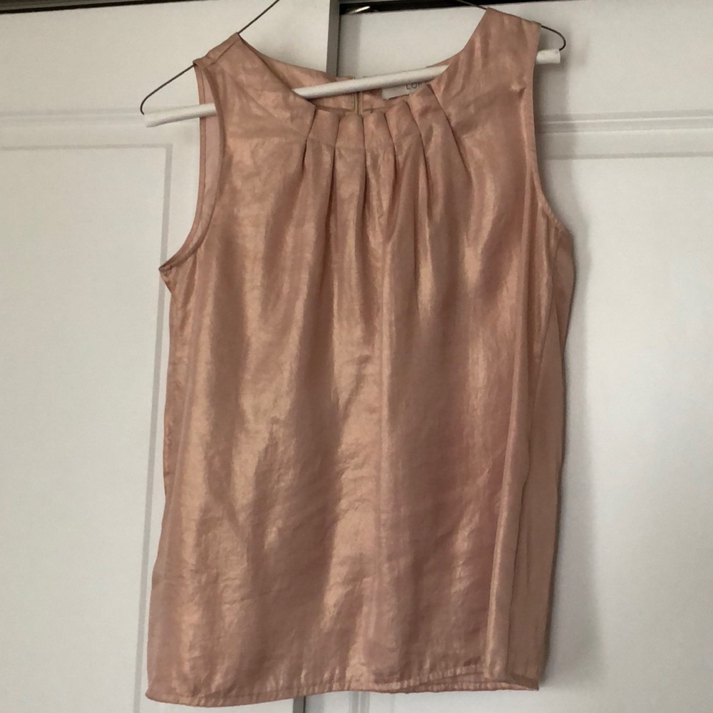 NWT Loft Pink/Blush Blouse